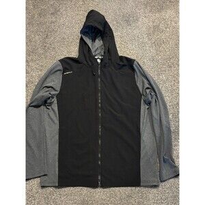 Zero Restriction THE CHAMP Golf Hoodie Full Zip Long Sleeve Black Size XL